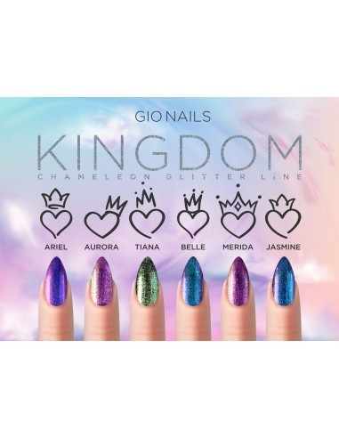 KIT SEMIPERMANENTE KINGDOM COLLECTION - 6PZ da 7ml