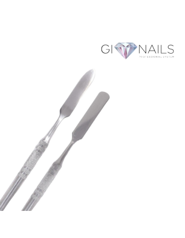 Spatola Mescola Gel - Doppia Punta In Acciao