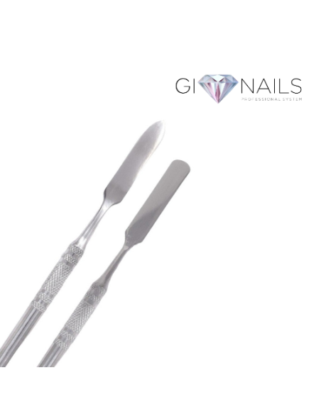 Spatola Mescola Gel - Doppia Punta In Acciao