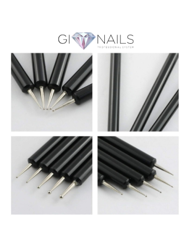 Set di 5 Applicatori Spotswirl Per Unghie