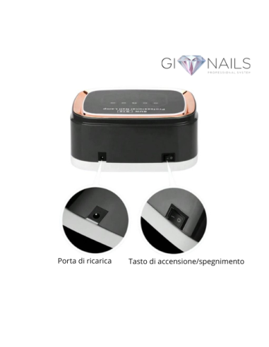 Lampada Ricaricabile Uv Led Suns10 - 108w