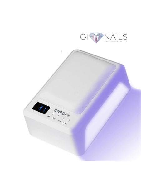 Lampada a Due Mani Uv-Led Con Cuscino Poggiamano - 72w