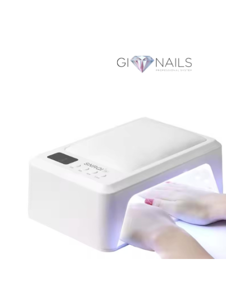 Lampada a Due Mani Uv-Led Con Cuscino Poggiamano - 72w