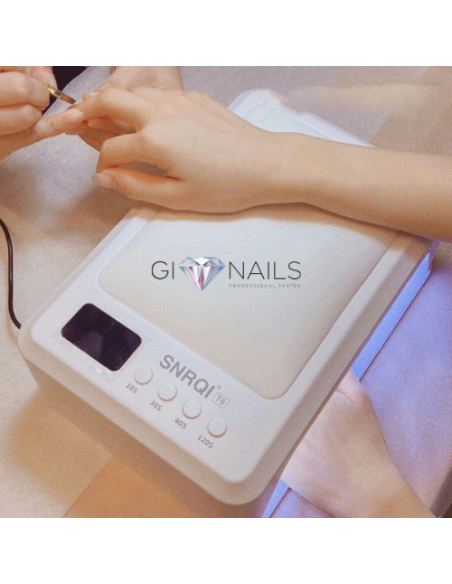 Lampada a Due Mani Uv-Led Con Cuscino Poggiamano - 72w