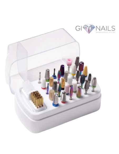 Porta Punte Fresa - Bianco