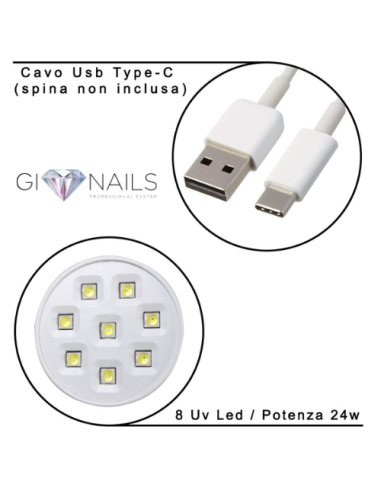 Mini Lampada Led - 24w