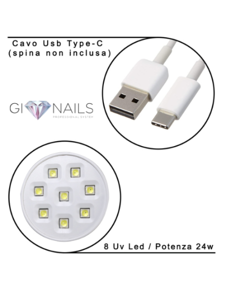 Mini Lampada Led - 24w