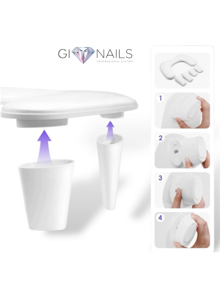 Poggiabraccio Con Cuscino Ultramorbido in Similpelle - Bianco