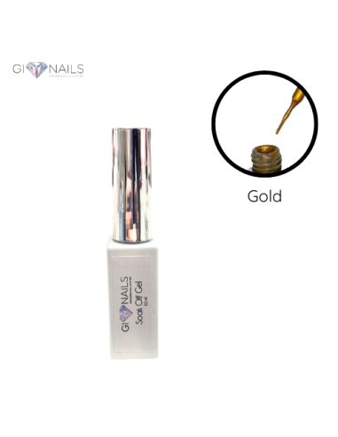 Soak Off Gel GOLD - 10ml