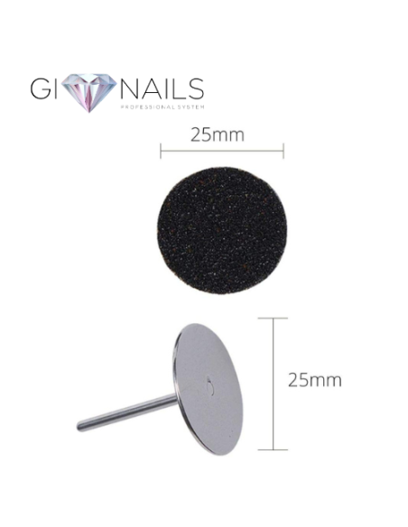 Punta Fresa A Disco Per Pedicure 25mm