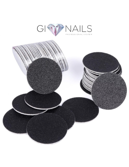 Dischi Abrasivi Per Punta Fresa A Disco Per Rimuovi Calli Pedicure 25mm - 100pz