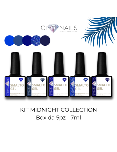 KIT SEMIPERMANENTE MIDNIGHT COLLECTION - 5PZ da 7ml