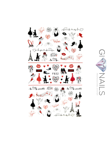 Stickers Adesivi San Valentino