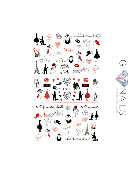 Stickers Adesivi San Valentino