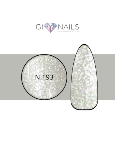 Gel Color N.193 GLITTER WHITE - 7ml