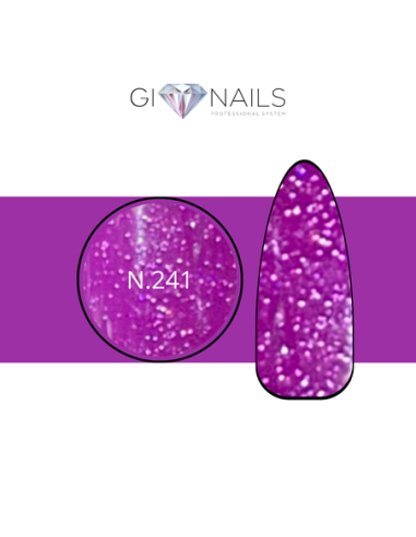 Gel Color N.241 GLITTER VIOLET - 7ml
