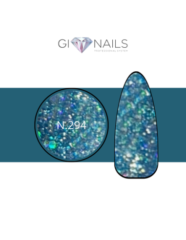 Gel Color N.294 GLITTER BLUE - 7ml