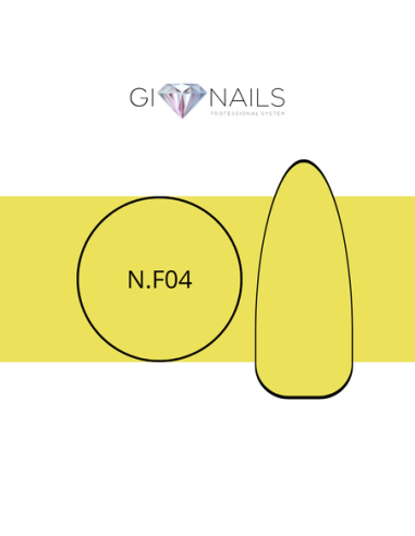 Gel Color N.F04 GIALLO FLUO - 7ml