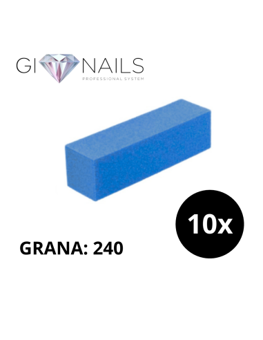 10x BUFFER MATTONCINO BLU - 240