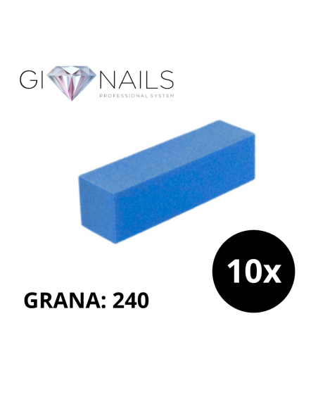 10x BUFFER MATTONCINO BLU - 240