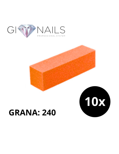 10x BUFFER MATTONCINO ARANCIONE - 240