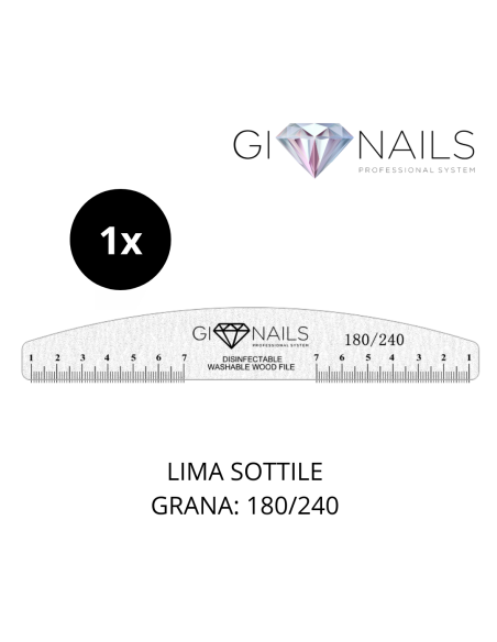 1x Lima Mezzaluna Sottile - 180/240