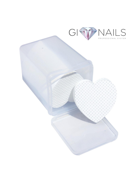 Nails Wipes Cuore - Pads Professionali Senza Pelucchi