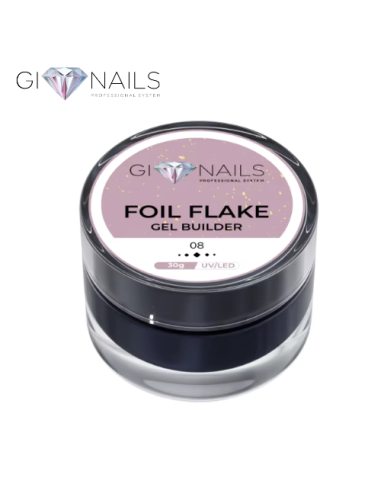 Gel Builder FOIL FLAKE 08 - 30g