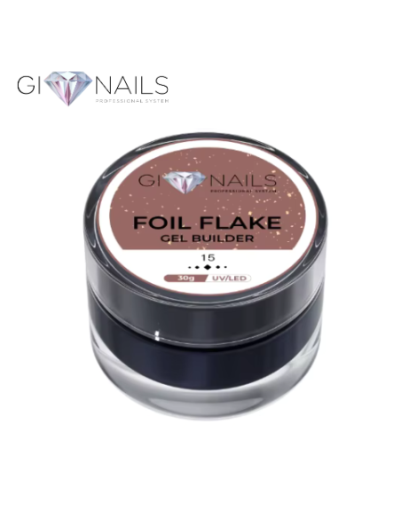 Gel Builder FOIL FLAKE 15 - 30g