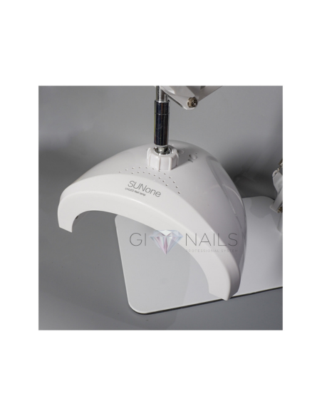 RICAMBIO Lampada Uv-Led 48w Per Pedicure Con Base E Stativo Regolabile