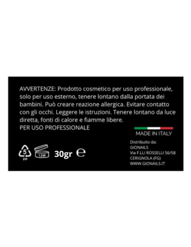 Acrygel WHITE SUGAR SHINE - 30gr