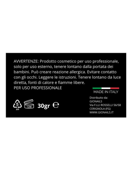 Acrygel WHITE SUGAR SHINE - 30gr