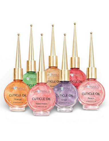 Cuticle Oil Glitter ORANGE - 14ml