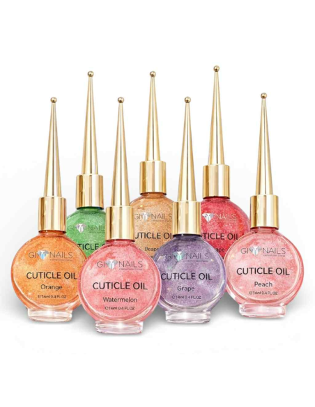 Cuticle Oil Glitter ORANGE - 14ml
