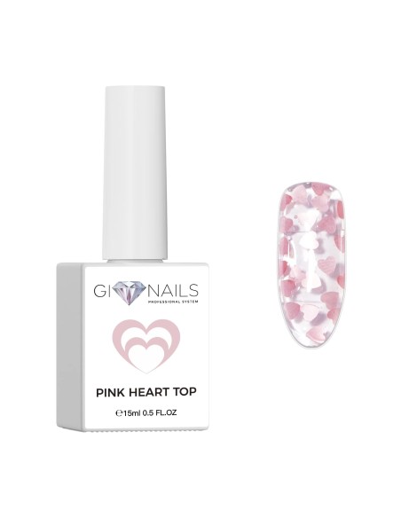 Top Coat HEART PINK - 15ml