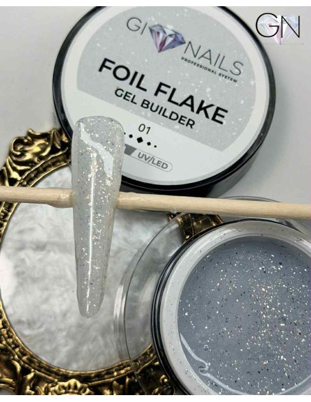 Gel Builder FOIL FLAKE 01 - 30g