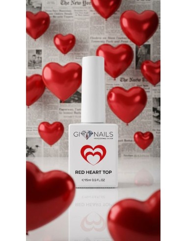 Top Coat HEART RED - 15ml