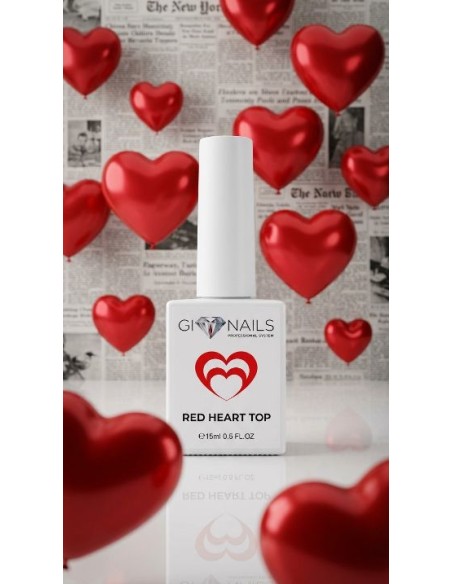 Top Coat HEART RED - 15ml